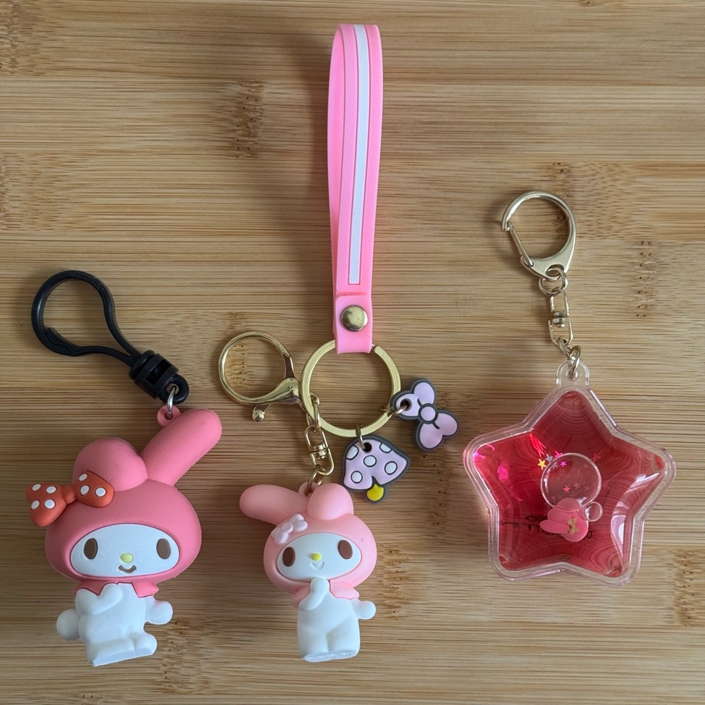 My Melody keychains